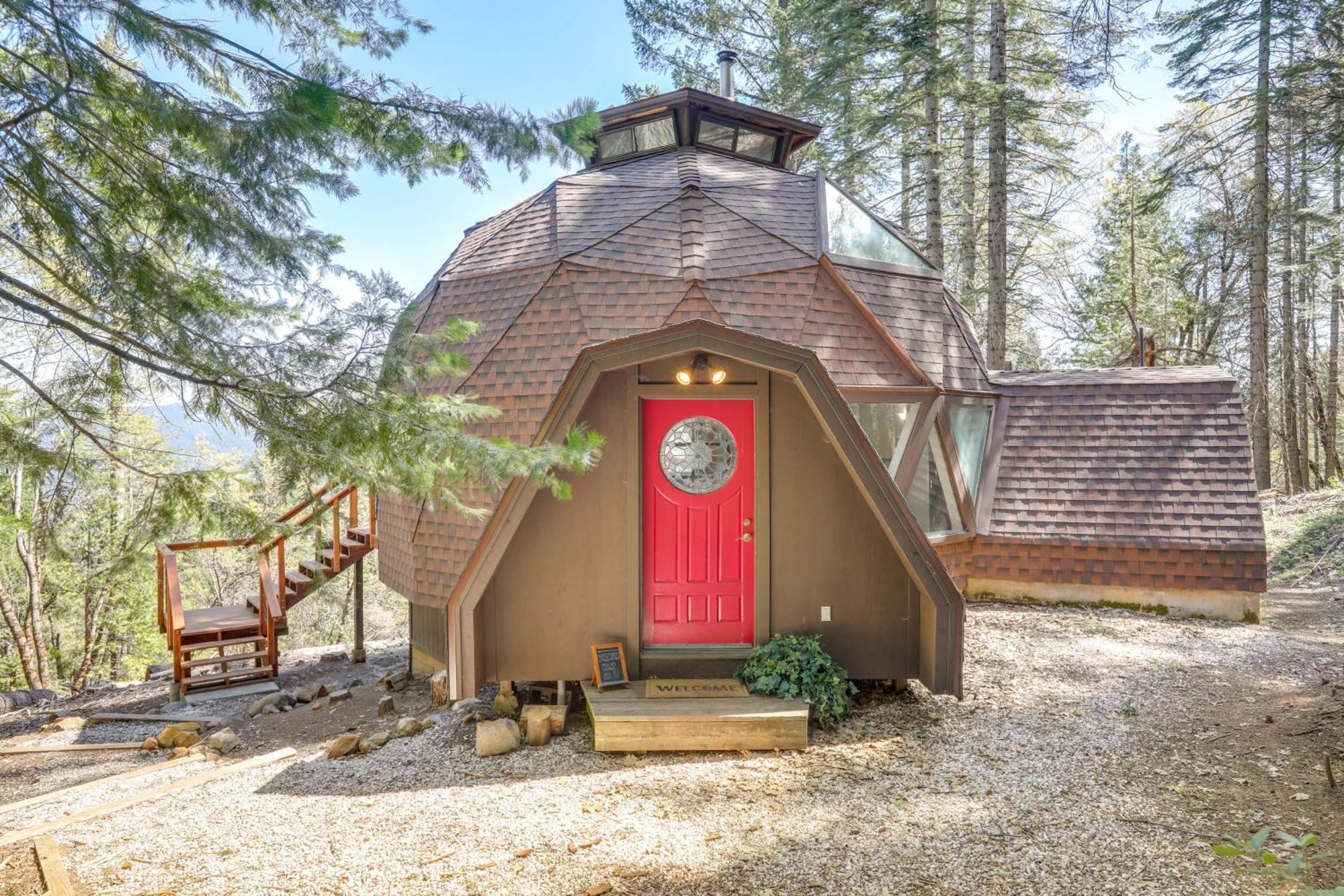 Off-Grid Nevada City Geodesic Dome House With Views! Dış mekan fotoğraf