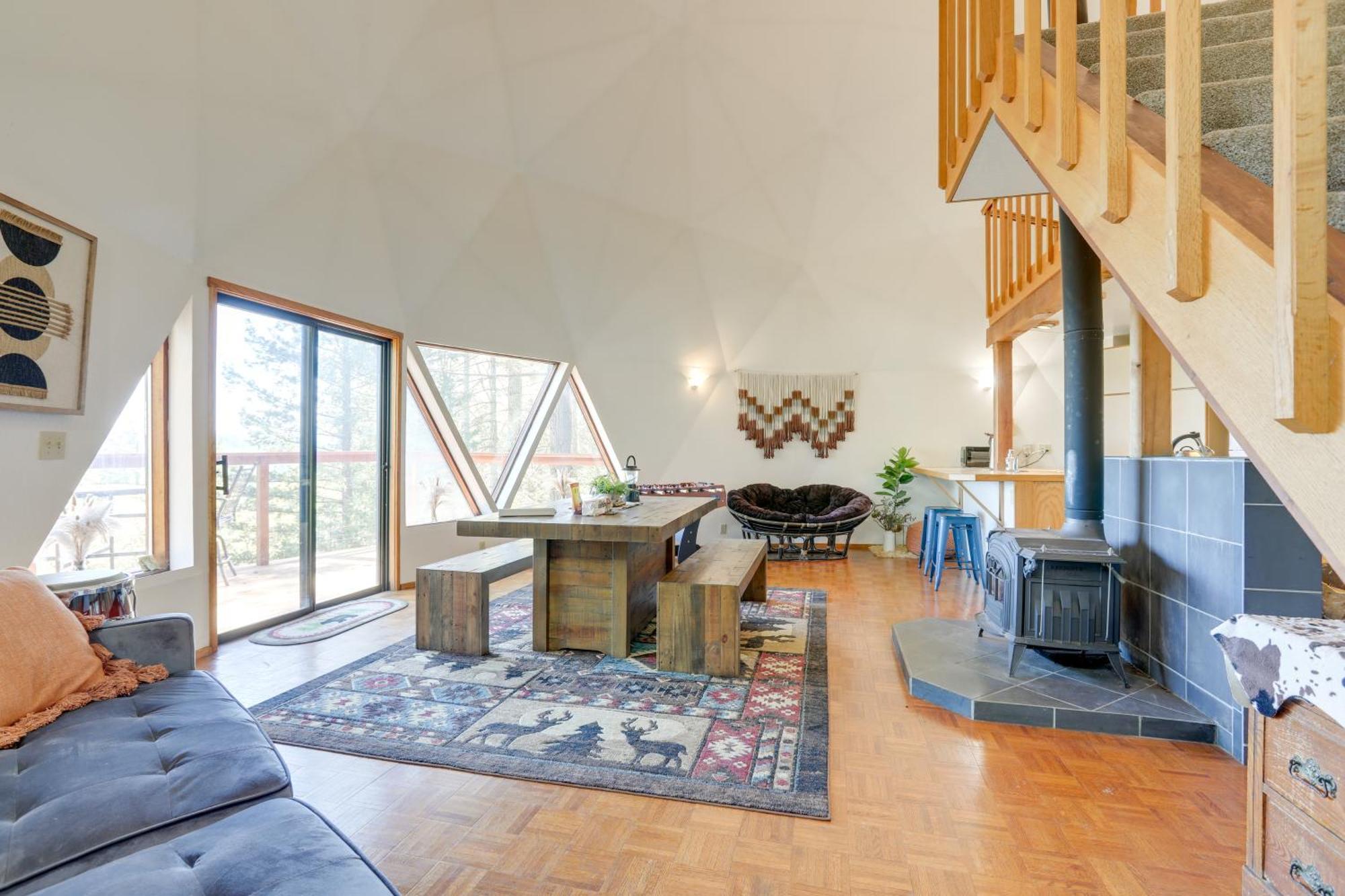 Off-Grid Nevada City Geodesic Dome House With Views! Dış mekan fotoğraf